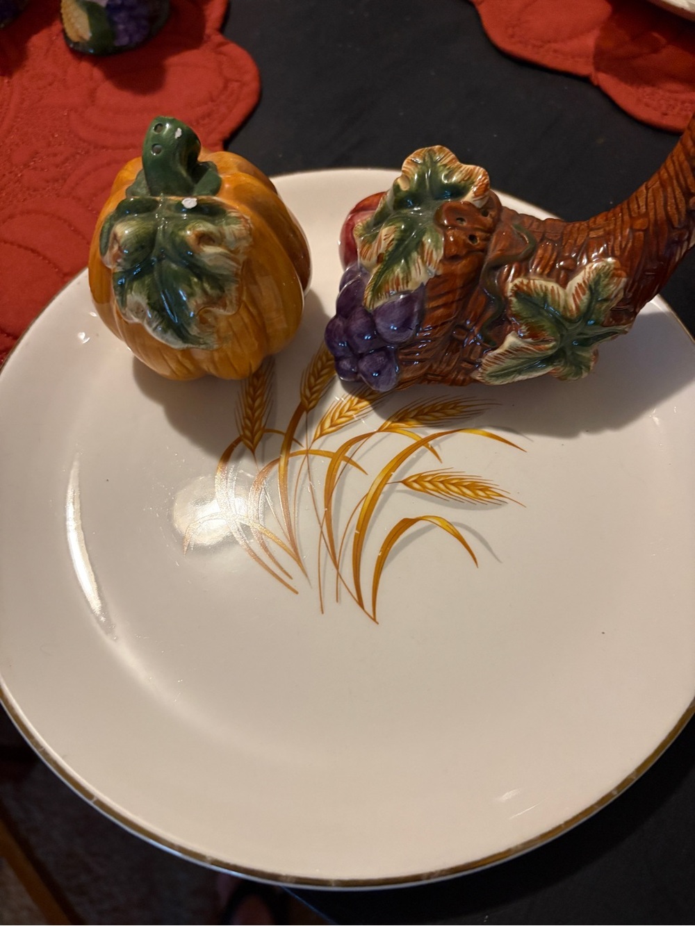 Autumn Harvest Salt and Pepper Shakers